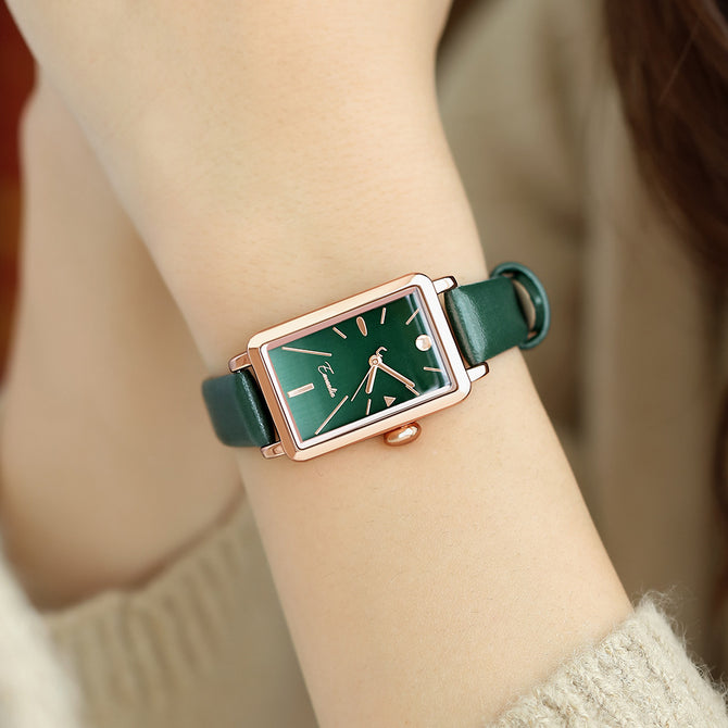 EAVANLIN New Women's Watch Retro Women's Simple Belt Women's Watch Ins Style Watch Women rose gold watch