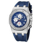PINTIME Watch Multifunctional Men's Watch Running Seconds Sports Waterproof Calendar Quartz Tape 7008