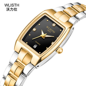 WLISTH watch fashion couple watch square watch men's luminous quartz watch women's watch S966