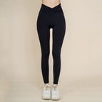 2021 new yoga pants women's high waist fitness pants nine pants running dancing training sports leggings qd35