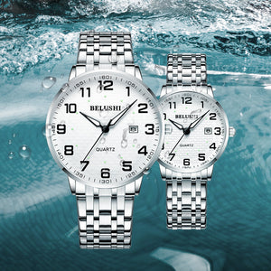 Elderly Watch Men's Waterproof Quartz Watch Big Digital Mother Middle-aged Elderly Couple Watch Gift for Mother  Father
