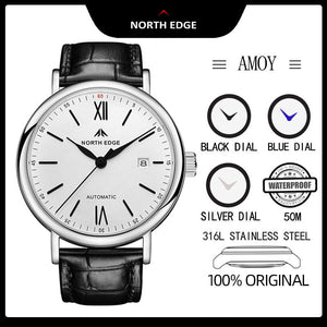 New Arrival NORTH EDGE AMOY Sport smart watches Original mechanical watch for men and women 316L stainless steel shell 50m waterproof