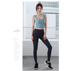 Women sports suit fashion quick drying Sports Vest Yoga pants outdoor running clothing 8085 6034