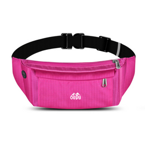 Men's and women's multi-purpose waterproof outdoor sports mobile phone money nylon waist bag