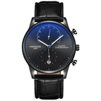 KIMSDUN Fashion ultra-thin watch men's trend multi-function waterproof quartz watch men's casual watch student K-1874B