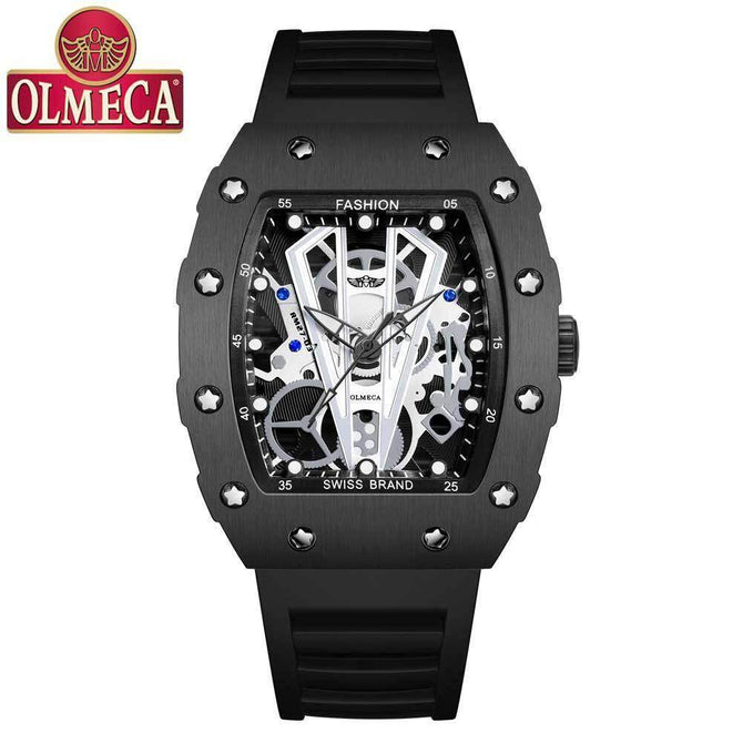 OLMECA watch men's concept automatic non-mechanical watch sports fashion luminous waterproof men's watch 905
