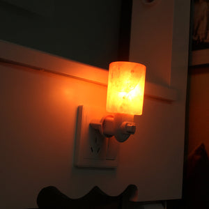 Himalayan Crystal Salt Lamp Cylindrical Lampshade Small Wall Lamp SaltLamp