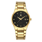 WWOOR 8830 Top Brand Luxury Men Stainless Steel Waterproof Sports Watches Men's Quartz Analog Date Clock Bussiness Watch