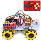 360 Degree Omnidirectional Wireless JoyStick Remote Control 4WD Smart Car Kit LORA RF 433 MHz Gear Motor Easy-plug for Arduino
