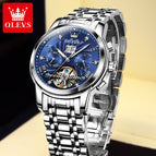 OLEVS Watch men Automatic Mechanical Watch Business Multifunctional fashion Men's Watch 9910GQ