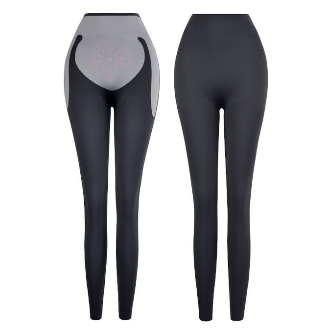 2022 new technology heating pants running fitness sports warm yoga pants high waist hips and abdomen trousers 6159