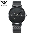 NIBOSI 2321 Ultra Thin Fashion Men Watch Top Luxury Brand Business Quartz Watches Waterproof Sports Watch Men Clock