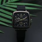 Calendar Square Six-Pin Women's Watch Quartz Watch fashion Girls Silicone Band quartz lady casual Watch 195