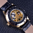 winner Fashion Trend Men's Mechanical Watch Skeleton Watch Men's Manual mechanical men Watch SLZe01
