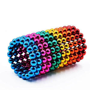5mm 216 PCS DIY Educational toys set Magnet Balls color buck ball