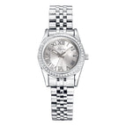 MISSFOX watch Swiss fashion simple temperament diamond luminous stainless steel ladies watch 2890