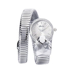 MISSFOX Watch Ladies Fashion Trend Unique Diamond Snake Watch Bracelet 2808
