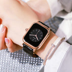 Meibin Women's Watch Fashion Simple Square Trend Quartz Waterproof Watch