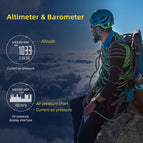 NORTH EDGE AQUA 5800mAh New Arrival Original Men's Professional Diving Computer Watch Scuba Male Watches Free Diving Waterproof 100M Altimeter Barometer Compass