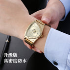 BESTWIN Triangle Watch Men Watch Personality Watch Fashion calendar Waterproof Men casual Watch 938