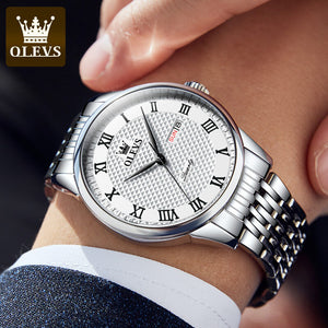 OLEVS Watch for men simple calendar fashion sports quartz men watch 5562LKS