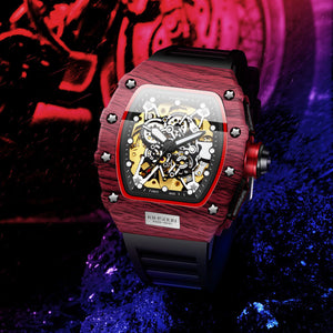 KIMSDUN men's watch Richard Wine Barrel Sports Watch Men's Miller Hollow Automatic Mechanical Watch Men's Watch K-2012A