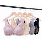 Plus size Bra front buckle underwear no steel ring bra seamless underwear bra