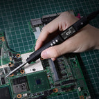PTS200 T13 100W PD3.0 Smart Soldering Iron CNC Metal Housing Software Upgradeable Programing Compatible with T12 TS101 PINE64