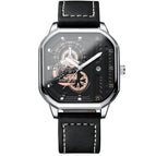 KIMSDUN men's casual watch Square Non-Mechanical Watch Waterproof Fashion  Men's Watch Sports Quartz Watch K-2168B