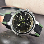 2023 New men watch Hot Sale Three-Pin Fashion Casual Men's Tape calendar casual Watch 45613
