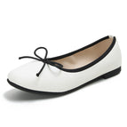 Women shoes Sheii bow square toe pumps ballet flats women's shoes office lady causal shoes N1-1