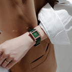 2023 New Arrival GUOU small women's watches trend simple temperament shell surface rhinestone leather belt casual watch