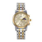 BESTWIN Sun Moon Star Six-Pin Movement Men's Watch fashion Classic calendar Men's quartz Watch 926