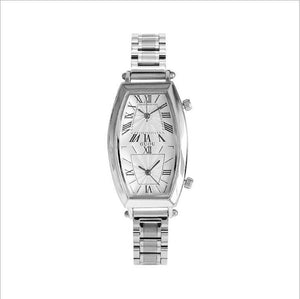 2021 New Arrive GUOU New Luxury Watch Women Unique Double movement double dial Watch Full Steel Women Watches