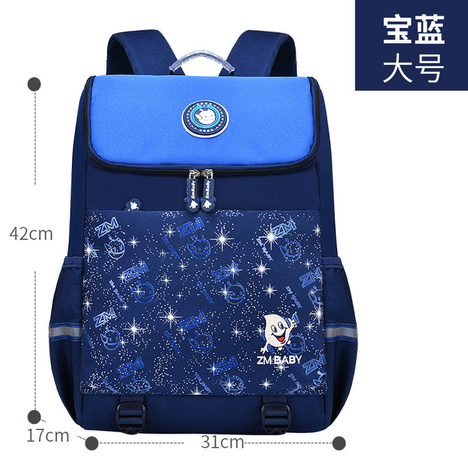 New primary school student space schoolbag girl boy cute cartoon schoolbag children's backpack 739