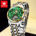OLEVS Watch men Automatic Mechanical Watch Business Multifunctional fashion Men's Watch 9910GQ
