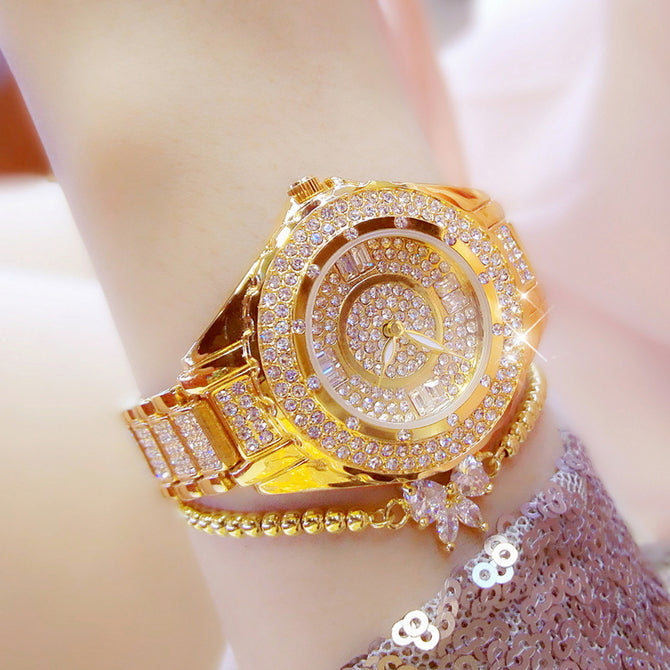 BS Beesisiter New Popular Watches Light Luxury Small Crowd Full of Diamond Women's Watches FA0917