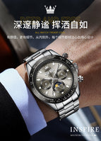 2022 OLEVS Watch for men fashion business office watch mechanical men's causal watch 6654