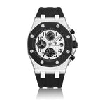 KIMSDUN luxury fashion men's silicone automatic mechanical watch sports military classic date display clock watch