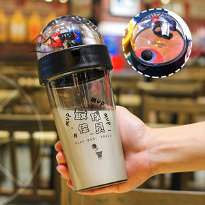 500ml MVP Basketball Water Bottle Students' Basketball Fun Shooting Bottle Cup For Kids Students