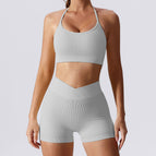 Women yoga suits 2023 new running Sportswear fast drying tight fitness running execise suit women 6921
