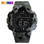 SKMEI Fashion Sport Watch Men Alarm Clock Cowboy Waterproof Week Display Men Watches Denim Digital Watch 1472