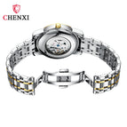 CHENXI Watch Men's Mechanical Watch Moon Phase New Butterfly Clasp Steel Automatic Mechanical Watch 8859