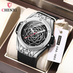CHENXI new quartz non-mechanical watch men's waterproof luminous fashion calendar watch CX-8249