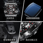 OLEVS Men's watch douyin live fashion waterproof quartz men's causal Watch 3602