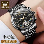 OLEVS Watch Multi-functional Automatic Mechanical Watch Men's Watch waterproof luminous business men's watch 6607