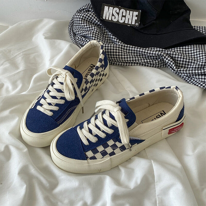 Women's canvas shoes Ins side standard ulzzang college school new Korean student shoes sports walking shoes MIS-113