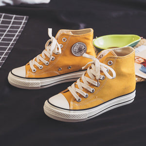 Warrior new women high-rise canvas shoes Korean version casual board sports street shoes WXY-A769MJ