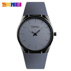SKMEI 1601S Fashion Women Watches Quartz Watch Ultra Thin Wristwatches 3Bar Waterproof Simple Lady Men Watch