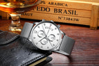 Crnaira Diamond C029 Casual fashion quartz waterproof men's watch